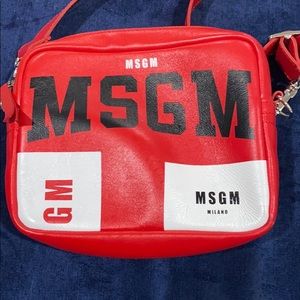 Red Crossbody MSGM bag